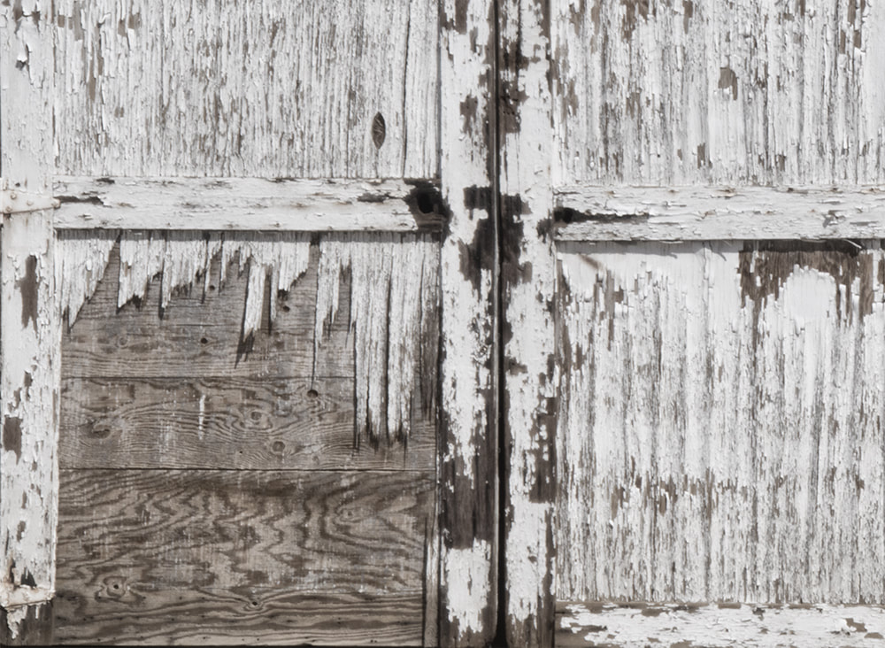 weathered doors