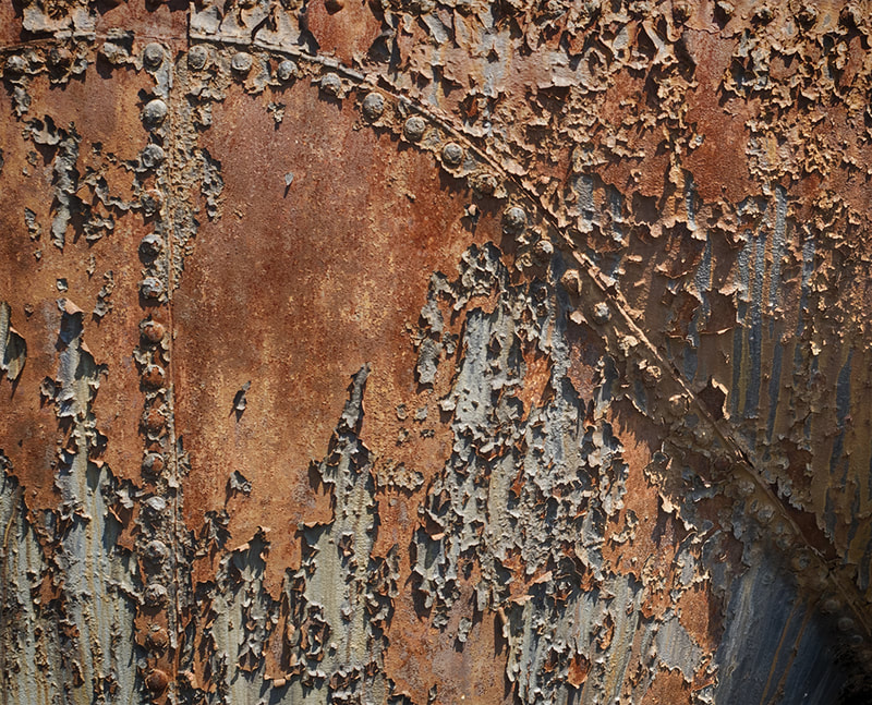 Bethlehem Steelworks, texture, peeling rust, peeling paint