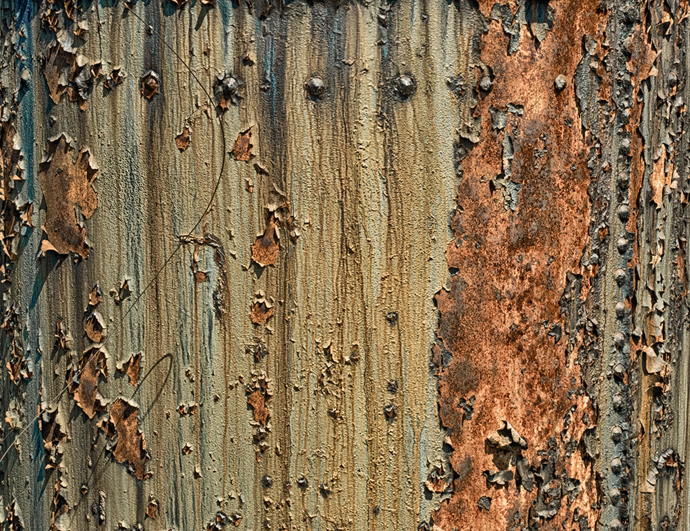 Bethlehem Steelworks, texture, peeling rust, peeling paint